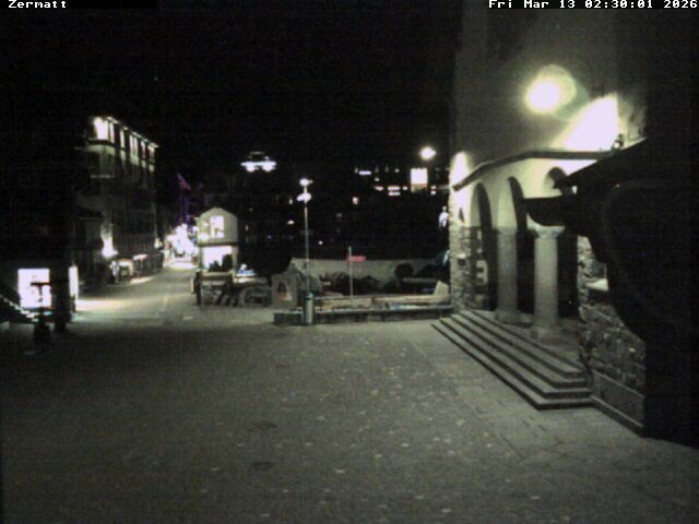 Archiv Foto Webcam Gemeindehaus Zermatt