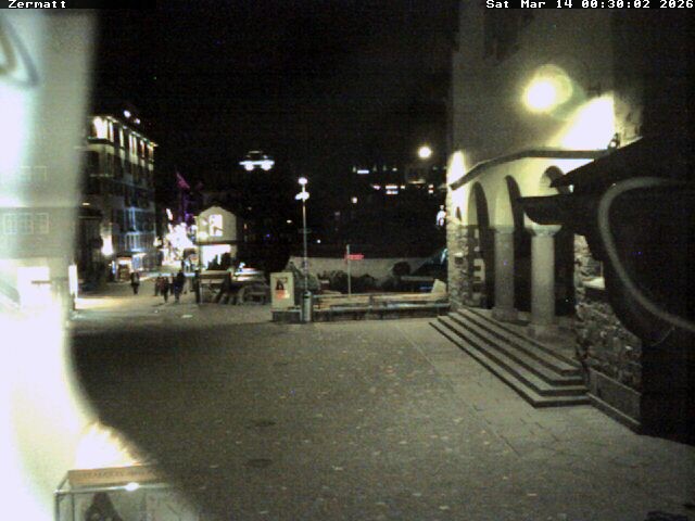 Archiv Foto Webcam Gemeindehaus Zermatt