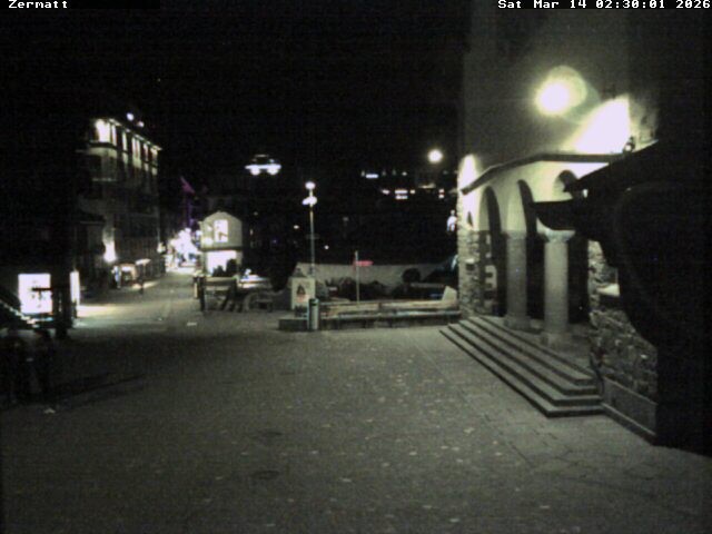 Archiv Foto Webcam Gemeindehaus Zermatt