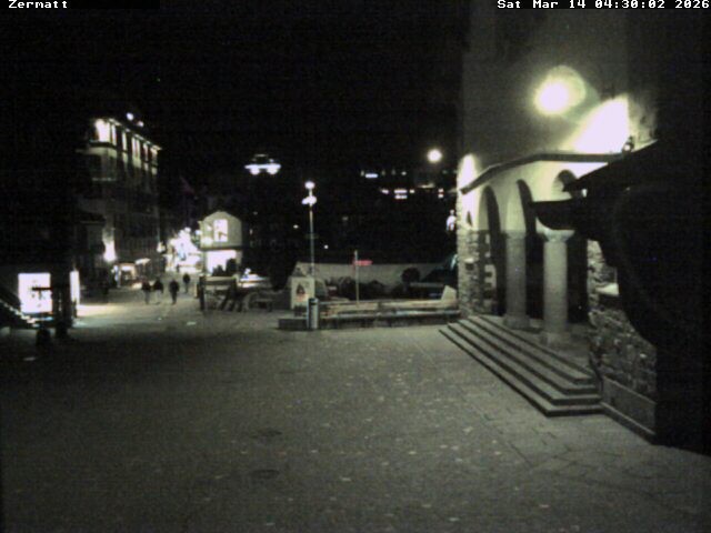 Archiv Foto Webcam Gemeindehaus Zermatt