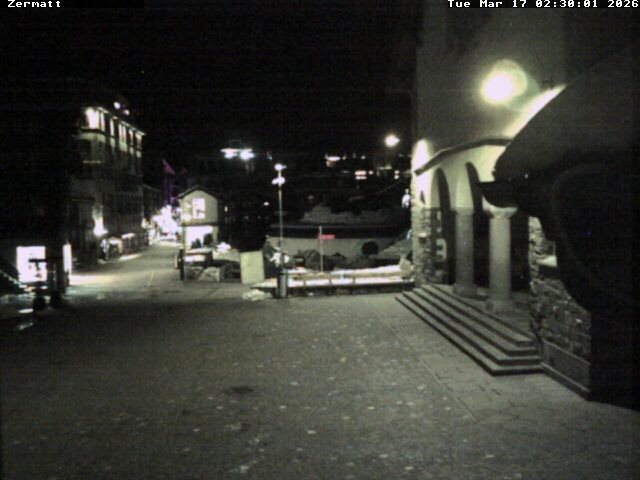 Archiv Foto Webcam Gemeindehaus Zermatt