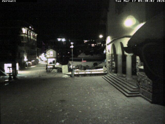 Archiv Foto Webcam Gemeindehaus Zermatt
