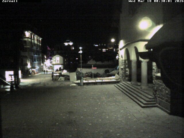 Archived image Webcam Zermatt Village