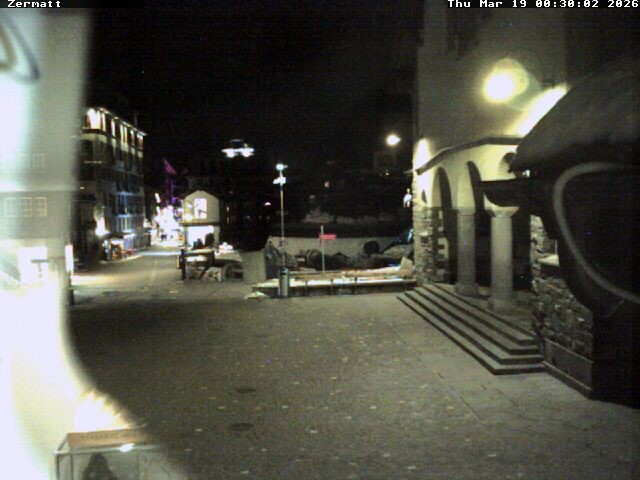 Archiv Foto Webcam Gemeindehaus Zermatt