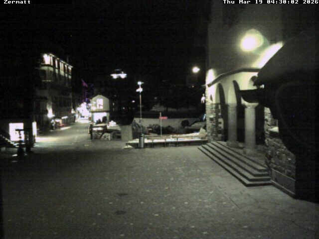 Archiv Foto Webcam Gemeindehaus Zermatt