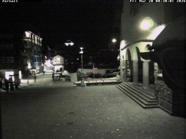 Archived image Webcam Zermatt Village