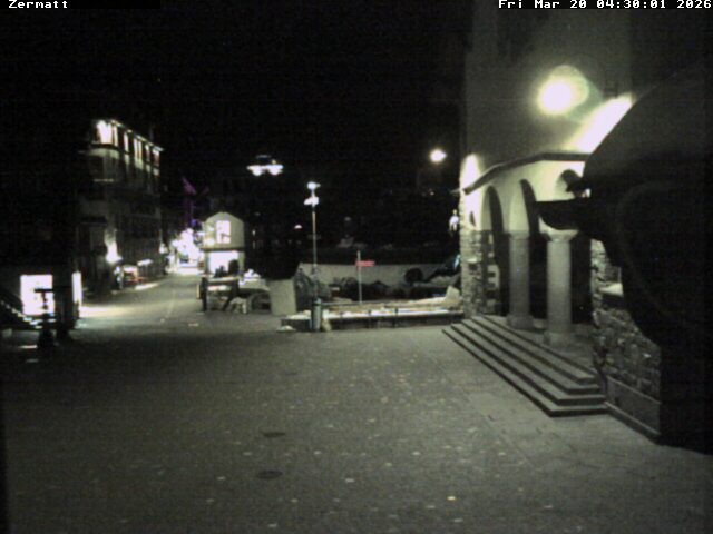 Archived image Webcam Zermatt Village