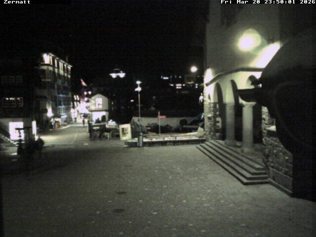 Archived image Webcam Zermatt Village