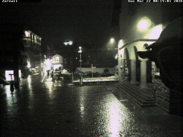 Archived image Webcam Zermatt Village