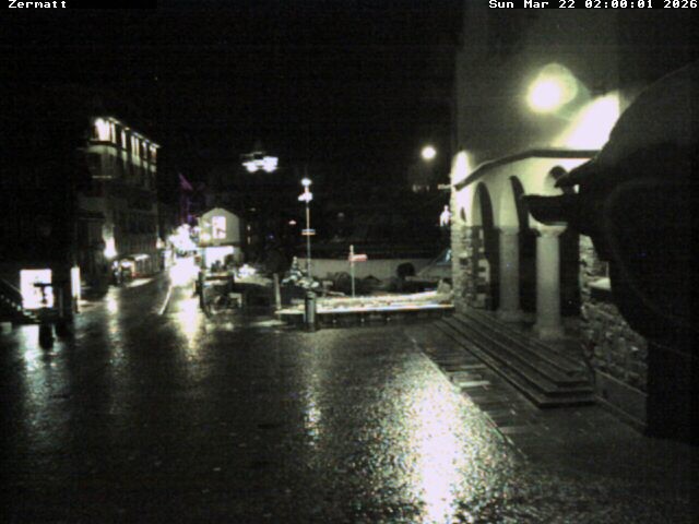 Archived image Webcam Zermatt Village