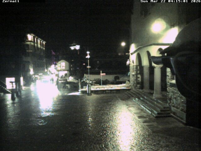 Archived image Webcam Zermatt Village