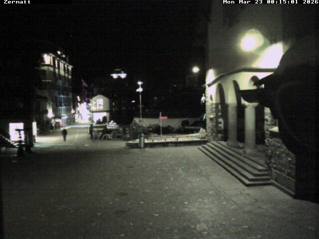 Archiv Foto Webcam Gemeindehaus Zermatt