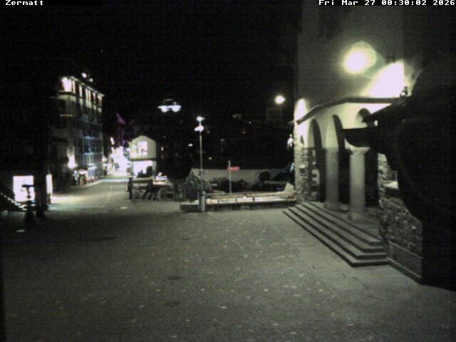 Archiv Foto Webcam Gemeindehaus Zermatt