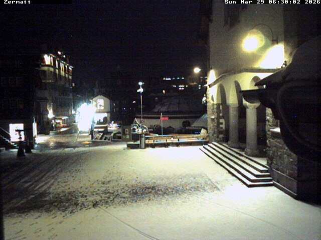 Archived image Webcam Zermatt Village