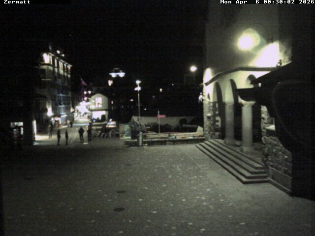 Archived image Webcam Zermatt Village