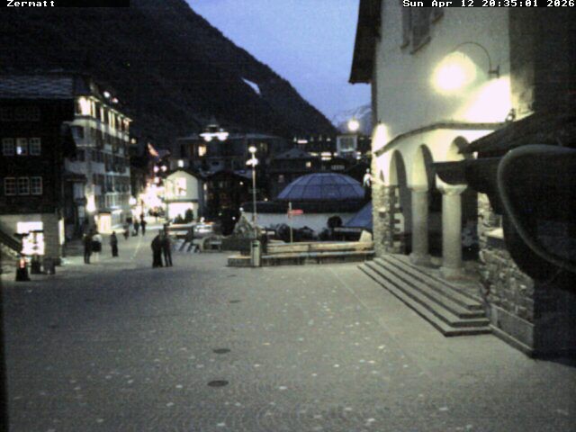 Archived image Webcam Zermatt Village