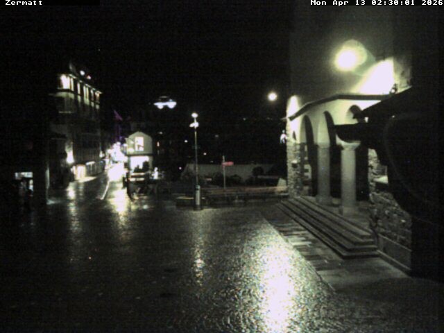 Archived image Webcam Zermatt Village