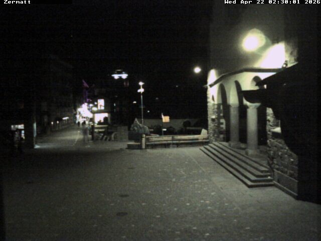Archiv Foto Webcam Gemeindehaus Zermatt