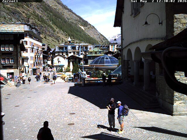 Archived image Webcam Zermatt Village