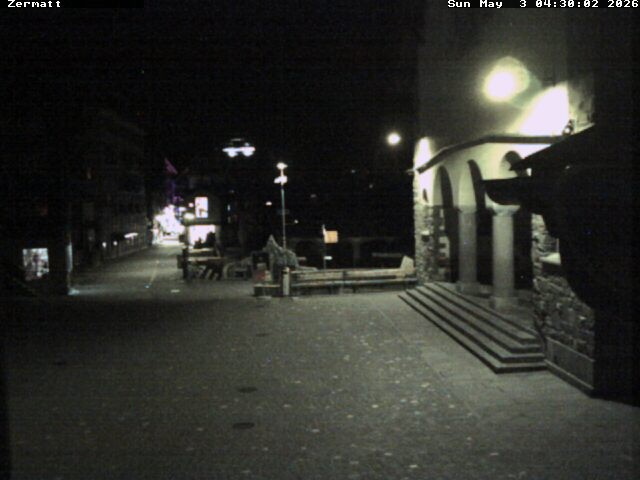 Archived image Webcam Zermatt Village