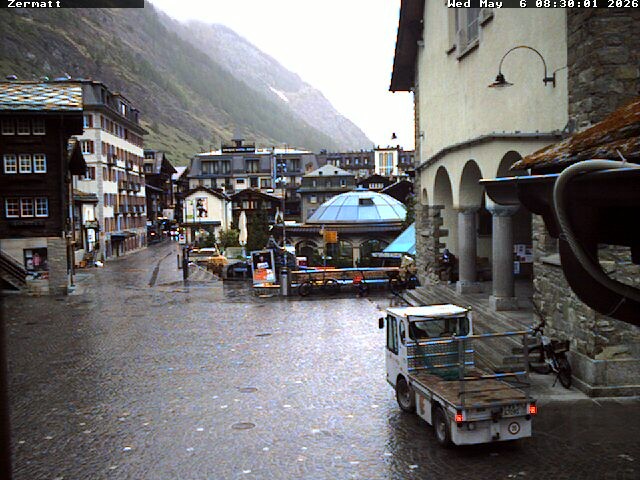 Archiv Foto Webcam Gemeindehaus Zermatt