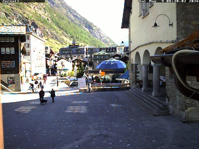 Archiv Foto Webcam Gemeindehaus Zermatt