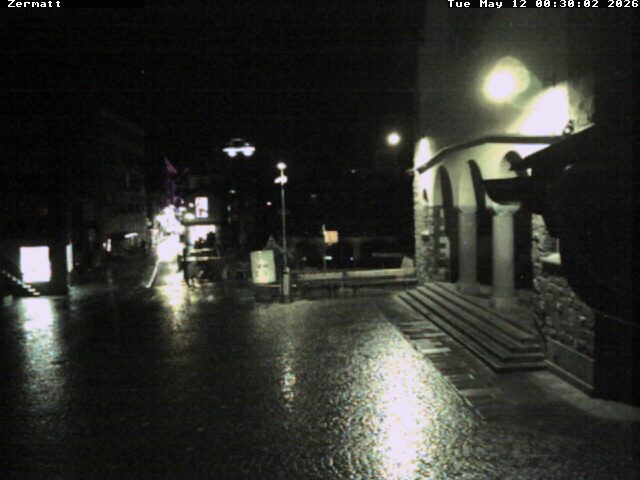 Archived image Webcam Zermatt Village