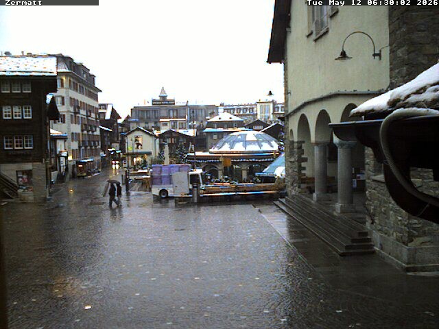 Archived image Webcam Zermatt Village