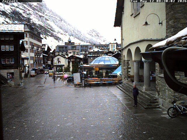 Archived image Webcam Zermatt Village