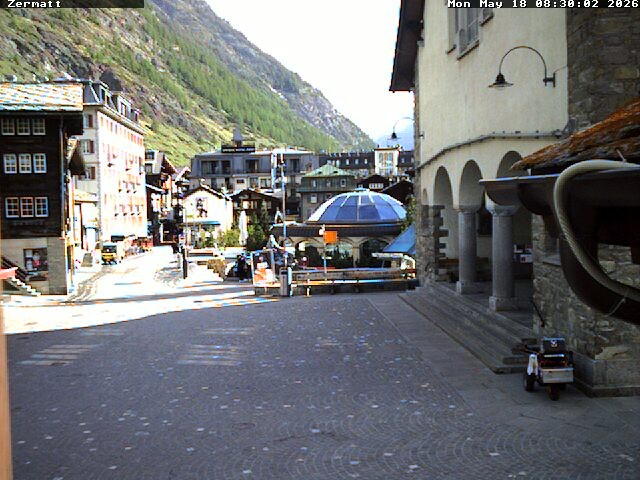 Archived image Webcam Zermatt Village