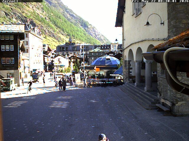 Archived image Webcam Zermatt Village