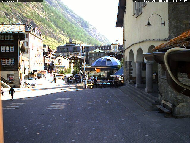 Archiv Foto Webcam Gemeindehaus Zermatt