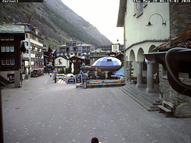 Archived image Webcam Zermatt Village