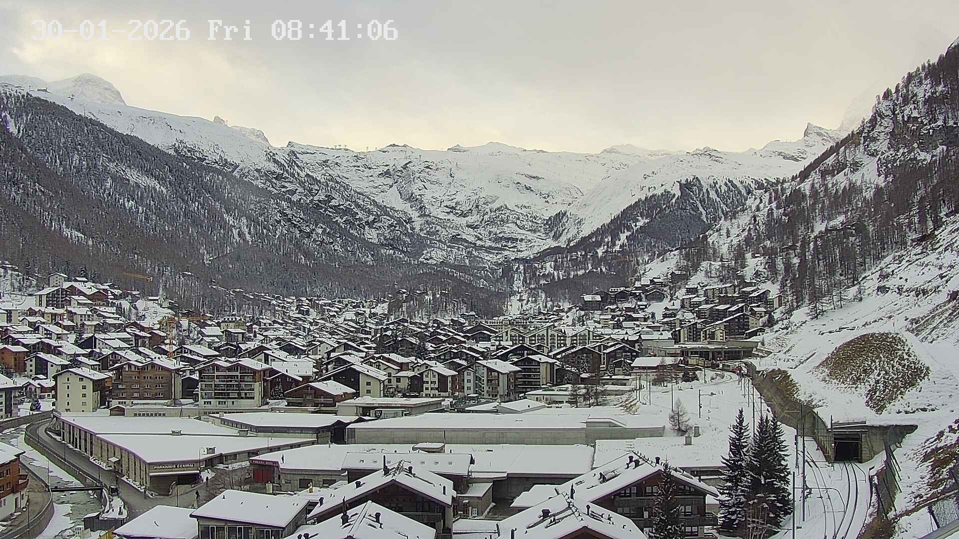 Archived image Webcam Zermatt - Spiss