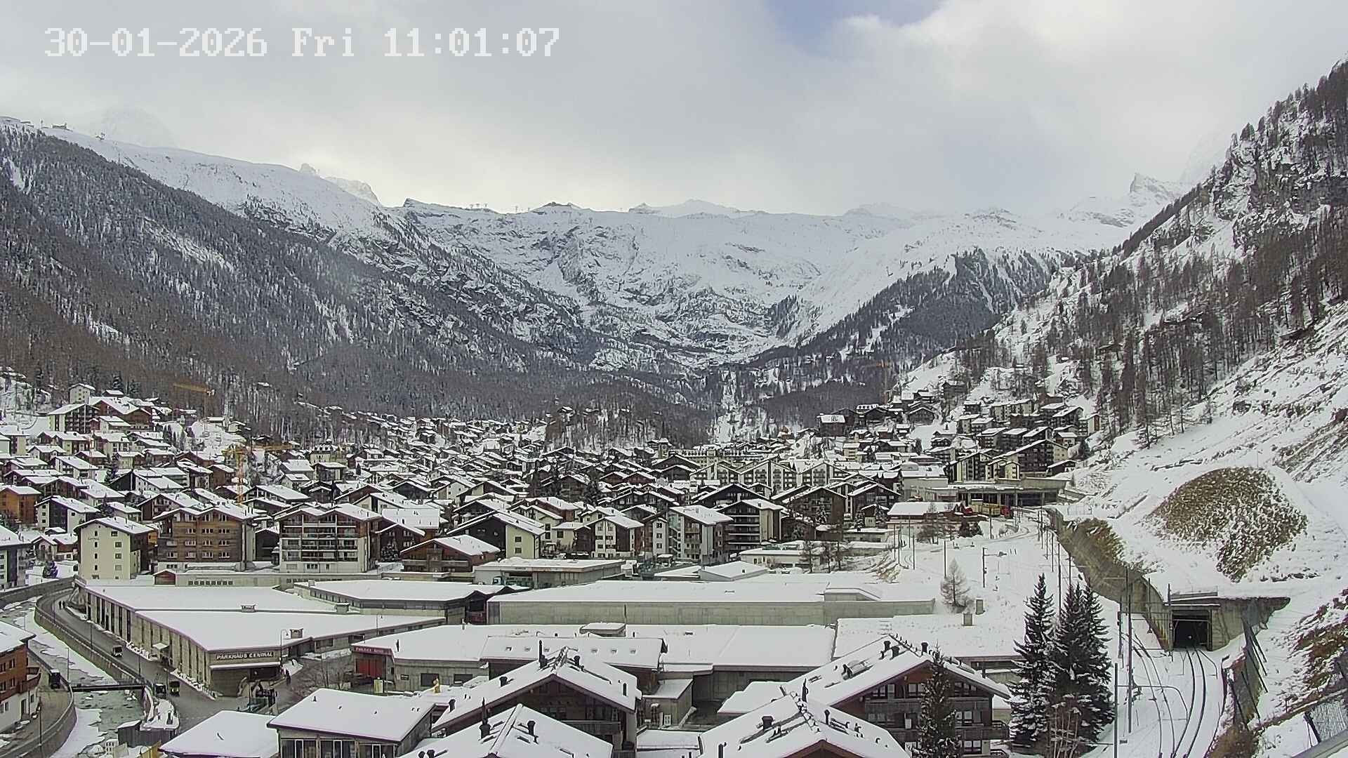 Archived image Webcam Zermatt - Spiss