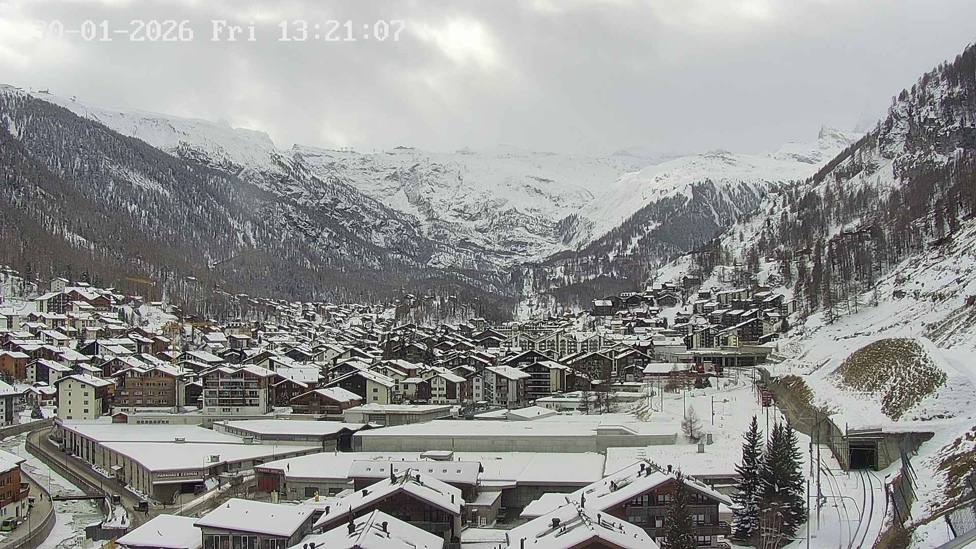 Archived image Webcam Zermatt - Spiss