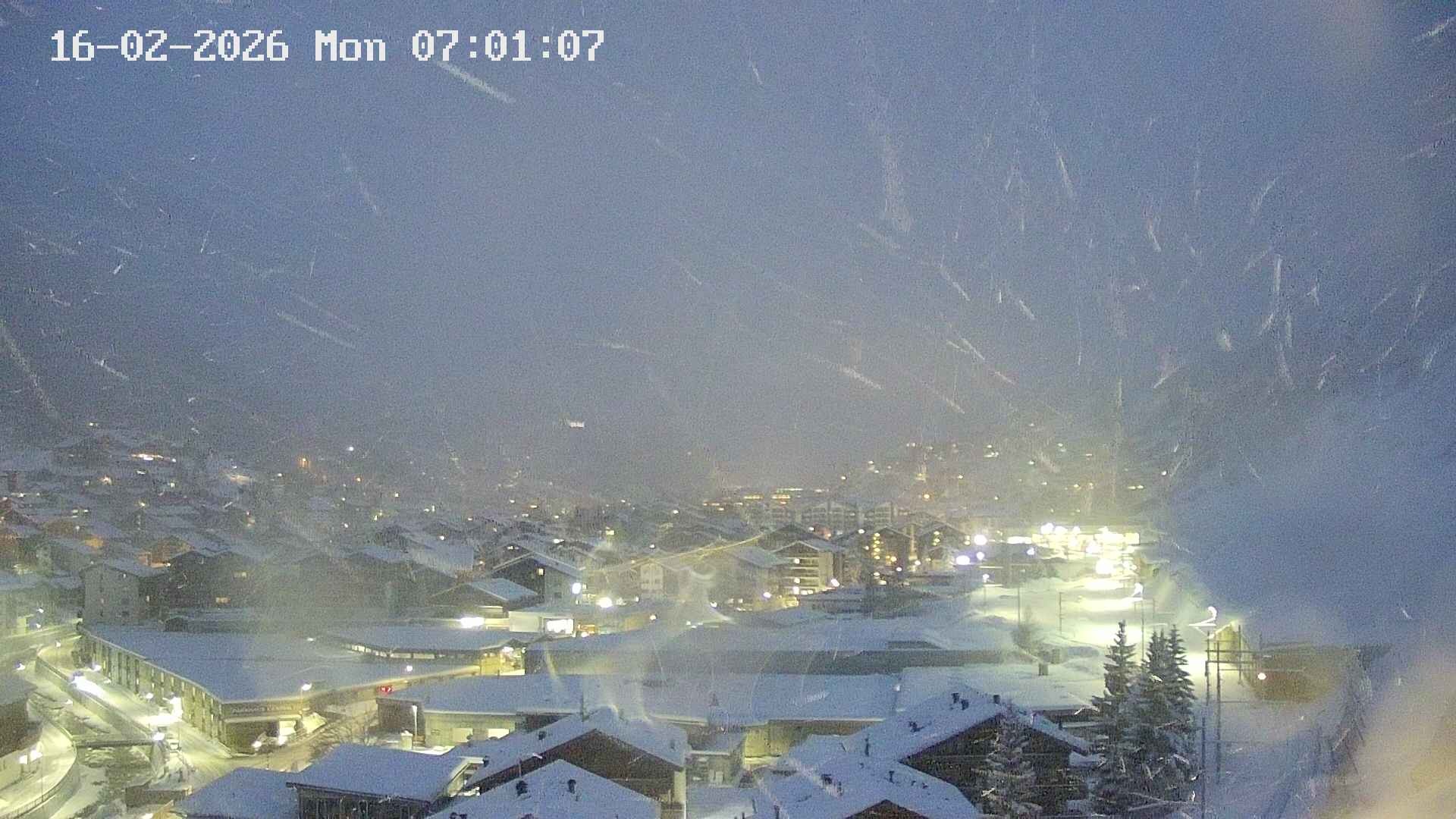 Archiv Foto Webcam Zermatt: Blick auf das Dorf