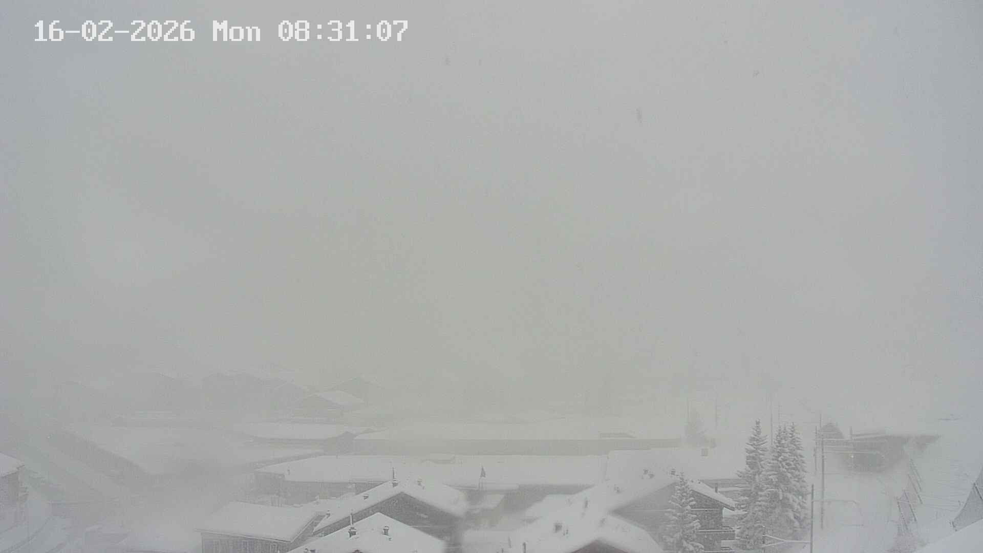 Archiv Foto Webcam Zermatt: Blick auf das Dorf