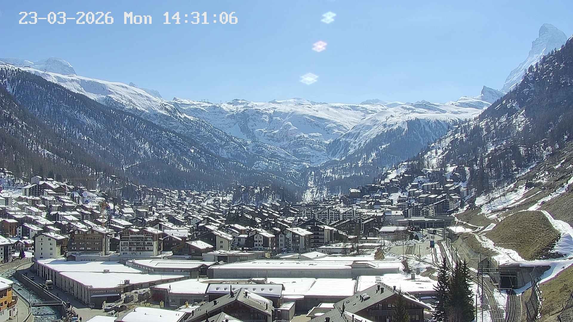 Archived image Webcam Zermatt - Spiss