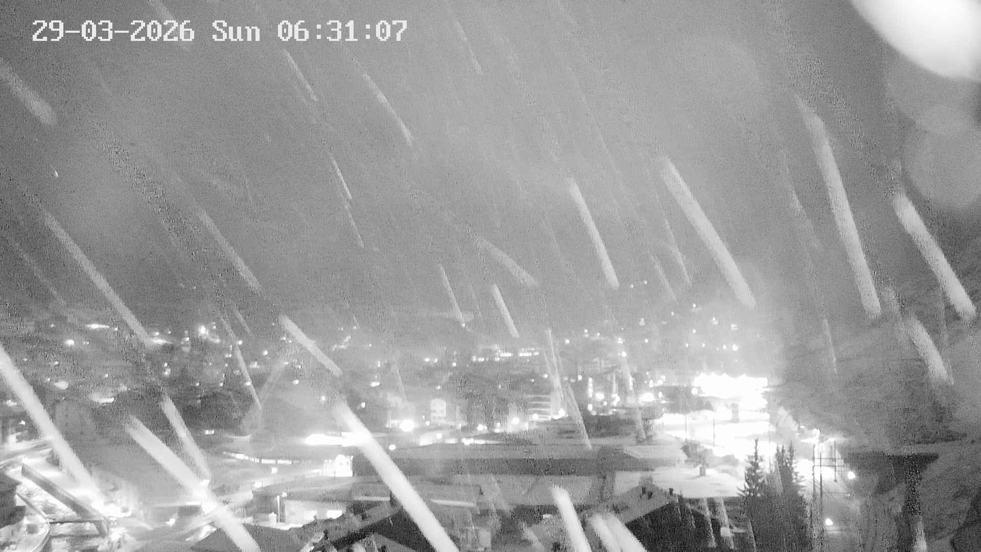 Archiv Foto Webcam Zermatt: Blick auf das Dorf