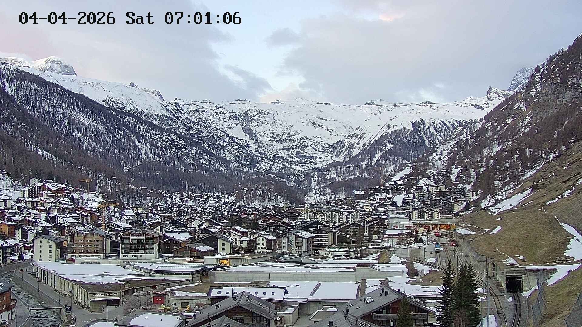 Archived image Webcam Zermatt - Spiss