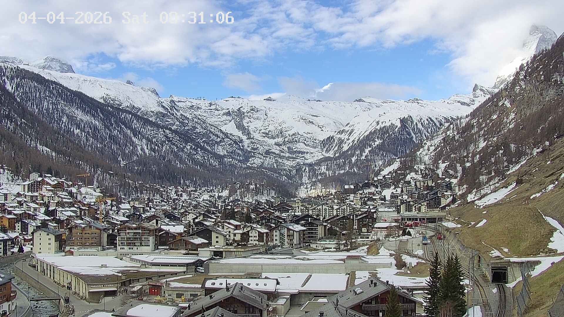 Archived image Webcam Zermatt - Spiss