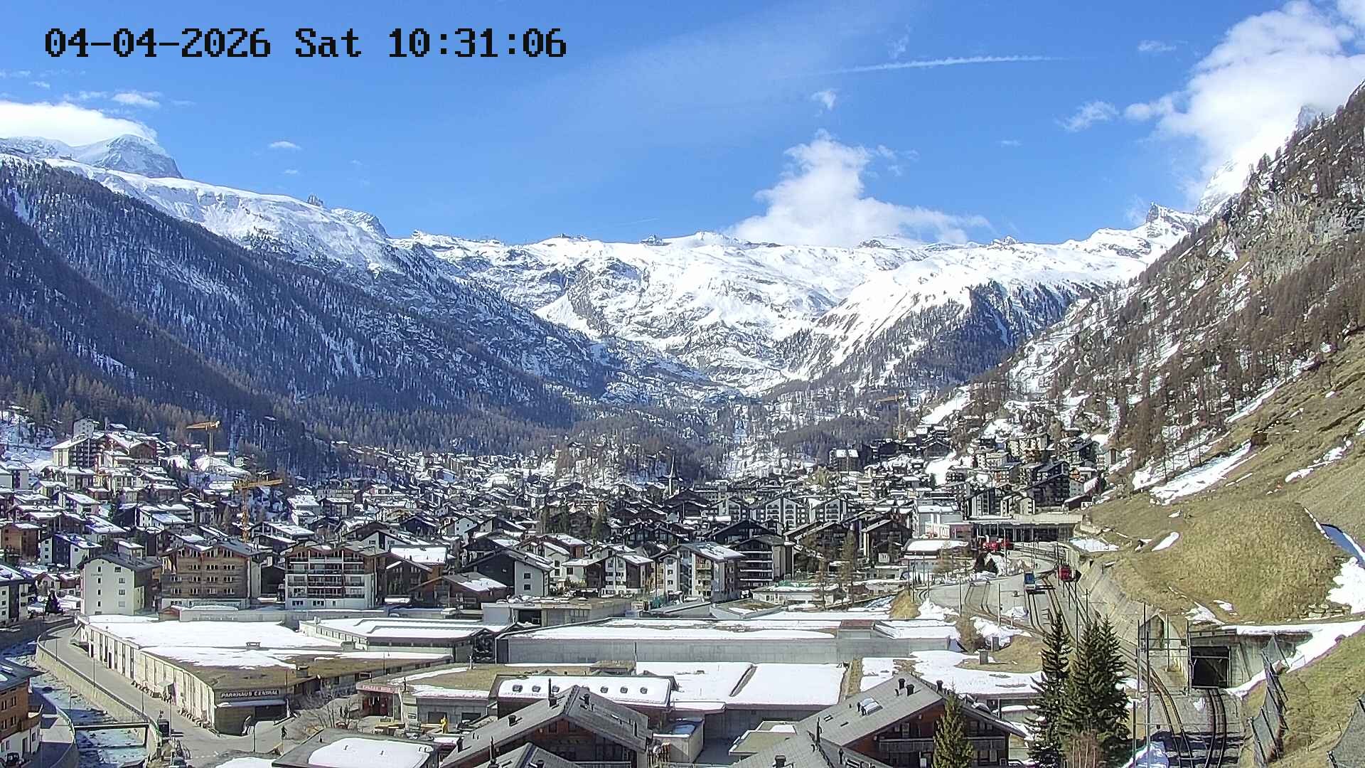 Archived image Webcam Zermatt - Spiss
