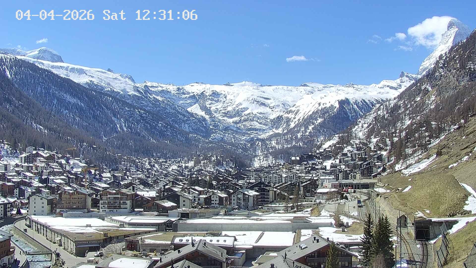 Archived image Webcam Zermatt - Spiss