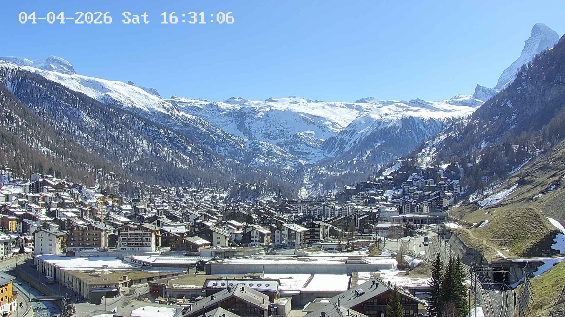 Archived image Webcam Zermatt - Spiss