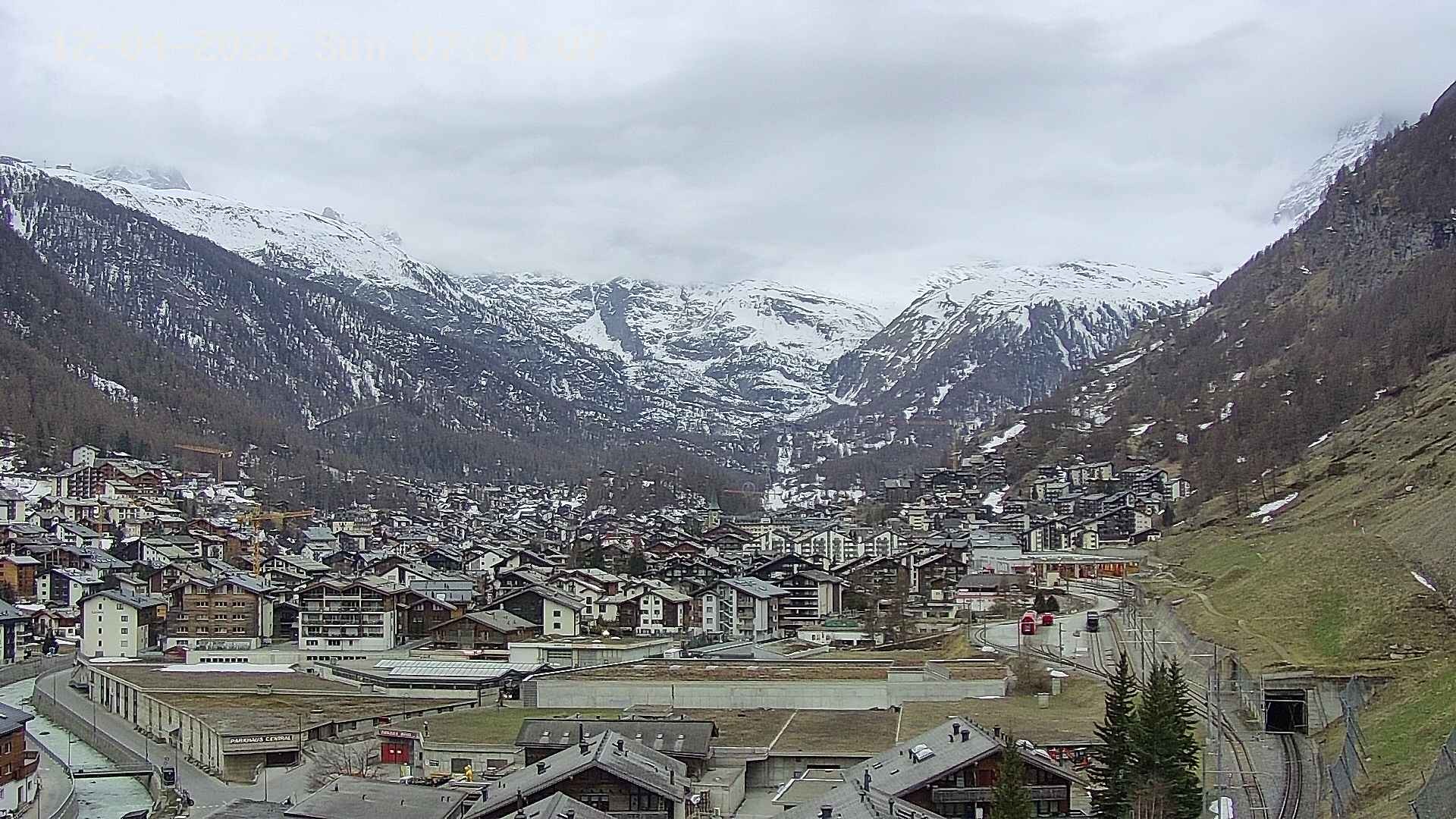 Archived image Webcam Zermatt - Spiss