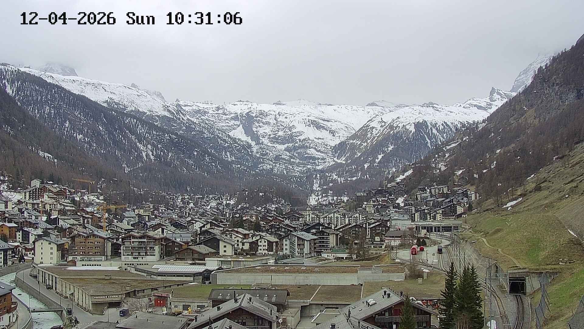 Archived image Webcam Zermatt - Spiss