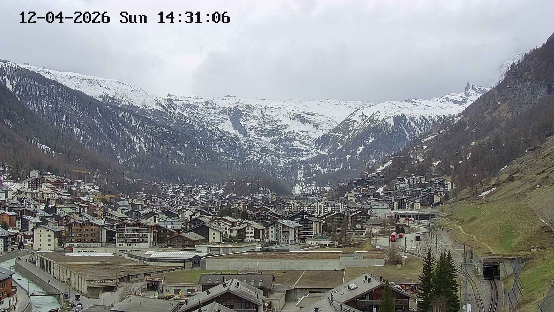 Archived image Webcam Zermatt - Spiss