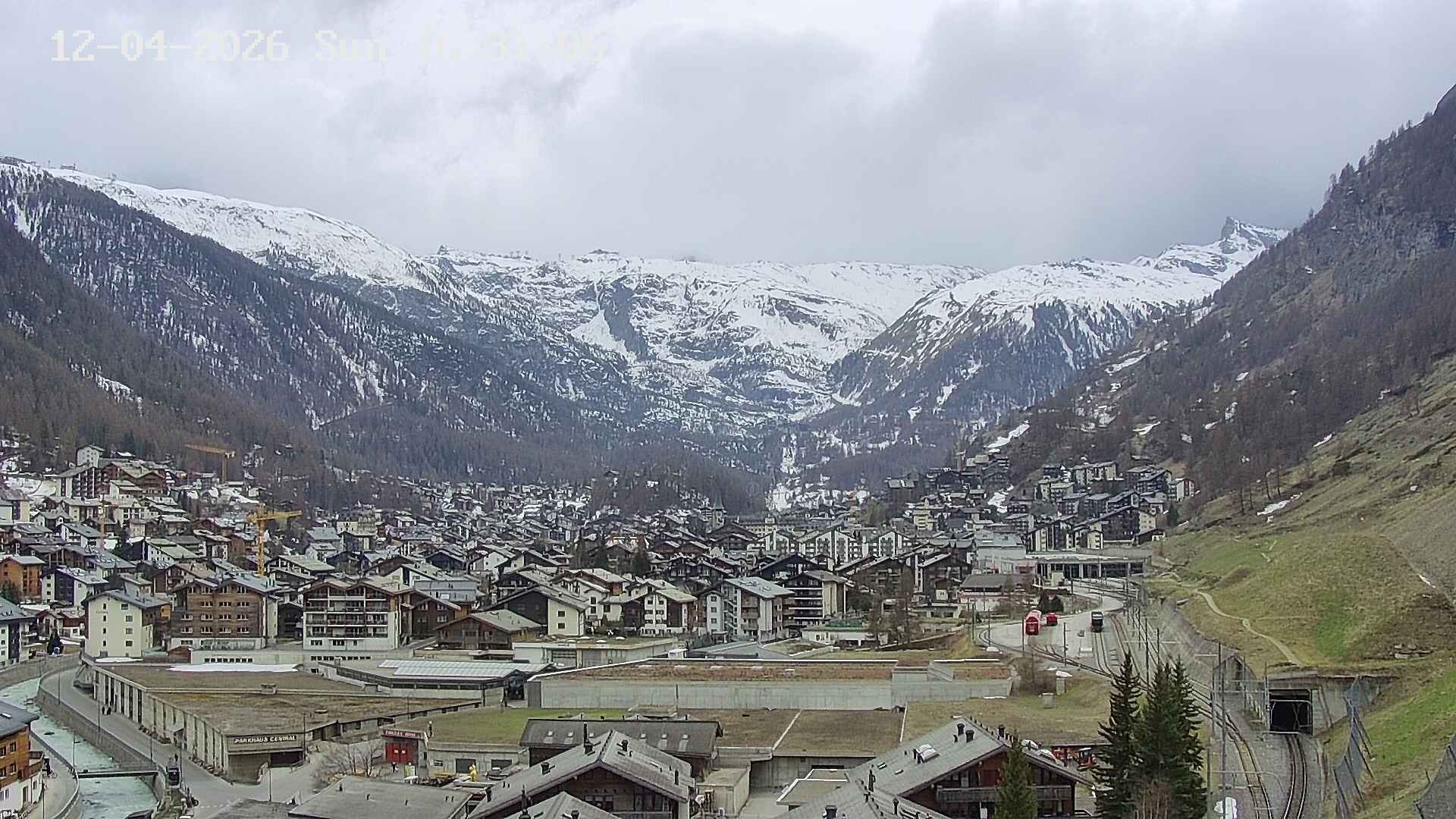 Archived image Webcam Zermatt - Spiss