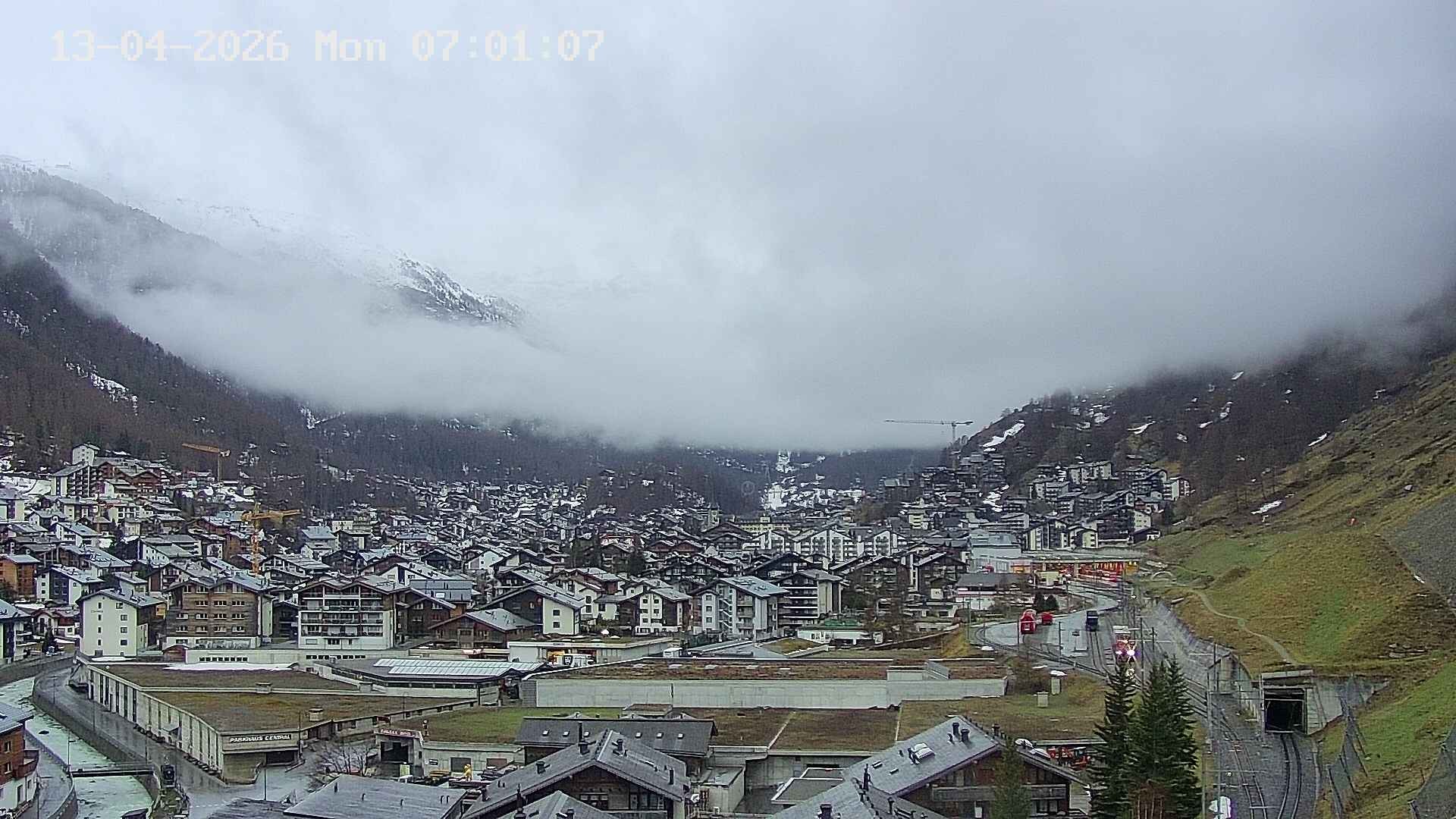 Archived image Webcam Zermatt - Spiss